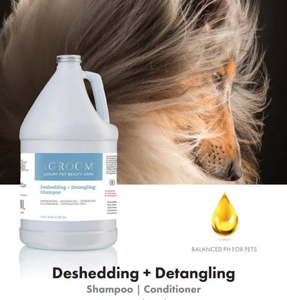 iGroom Deshedding & Detangling Шампоан - Груум БГ