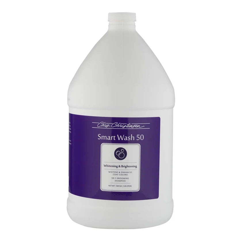 Chris Christensen SmartWash50 Whitening & Brightening професионален шампоан за бяла и светла козина 3.8 L