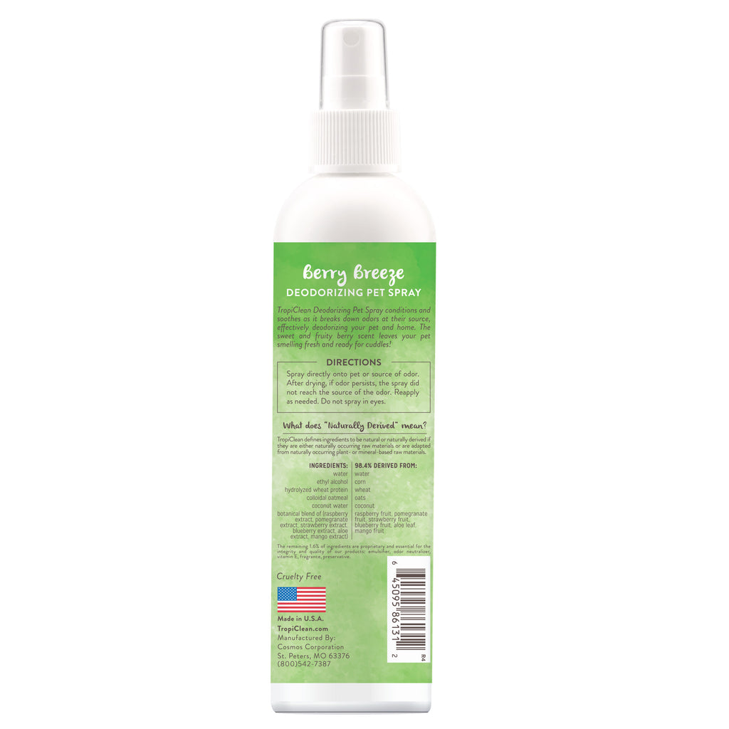 TropiClean Berry Breeze Deodorising Spray