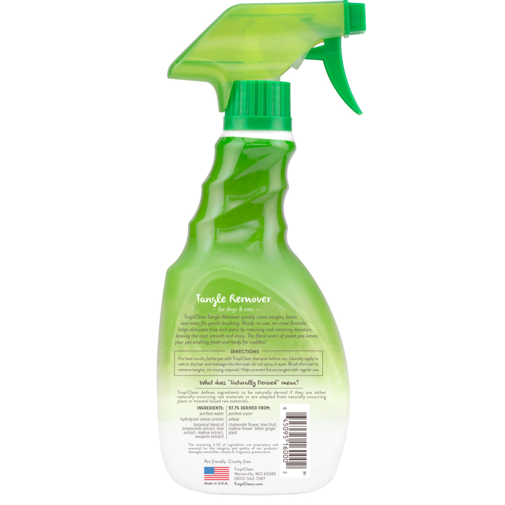 TropiClean Sweet Pea Detangling Spray, 473 ml