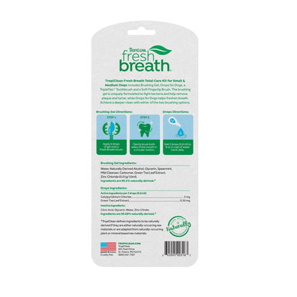 TropiClean Fresh Breath Комплект против Плака и Зъбен Камък (S/M)