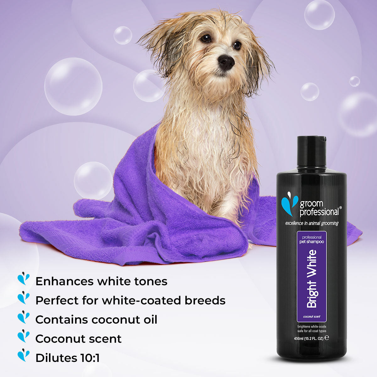 Groom Professional Bright White Шампоан - Груум БГ