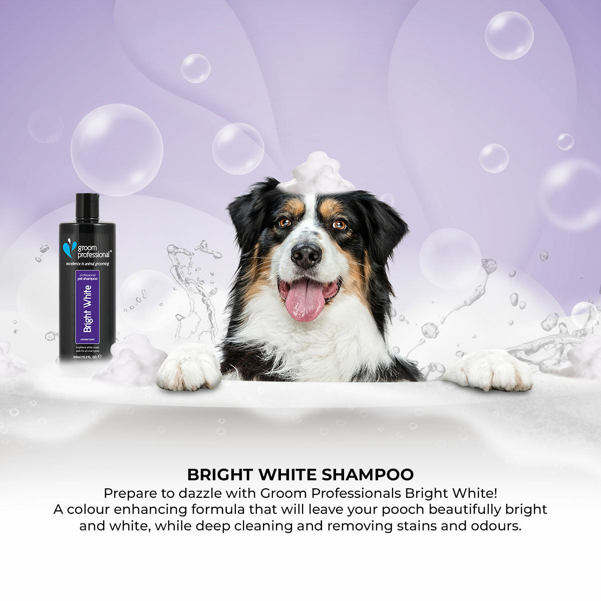 Groom Professional Bright White Шампоан