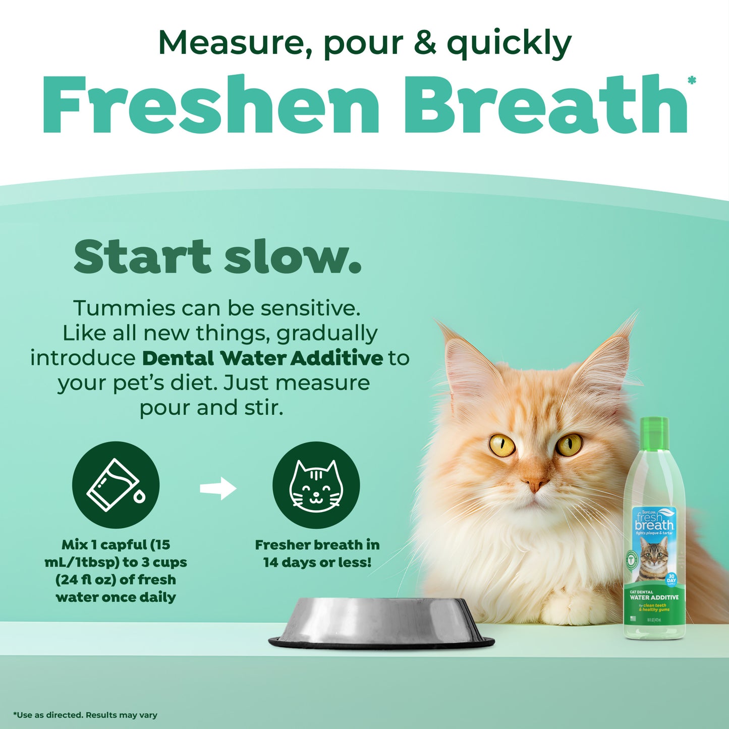 TropiClean Fresh Breath Добавка за Вода против Плака за Котки
