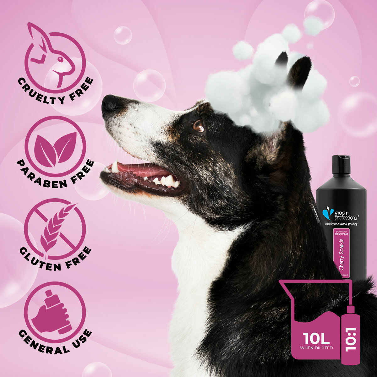 Groom Professional Cherry Sparkle Шампоан - Груум БГ