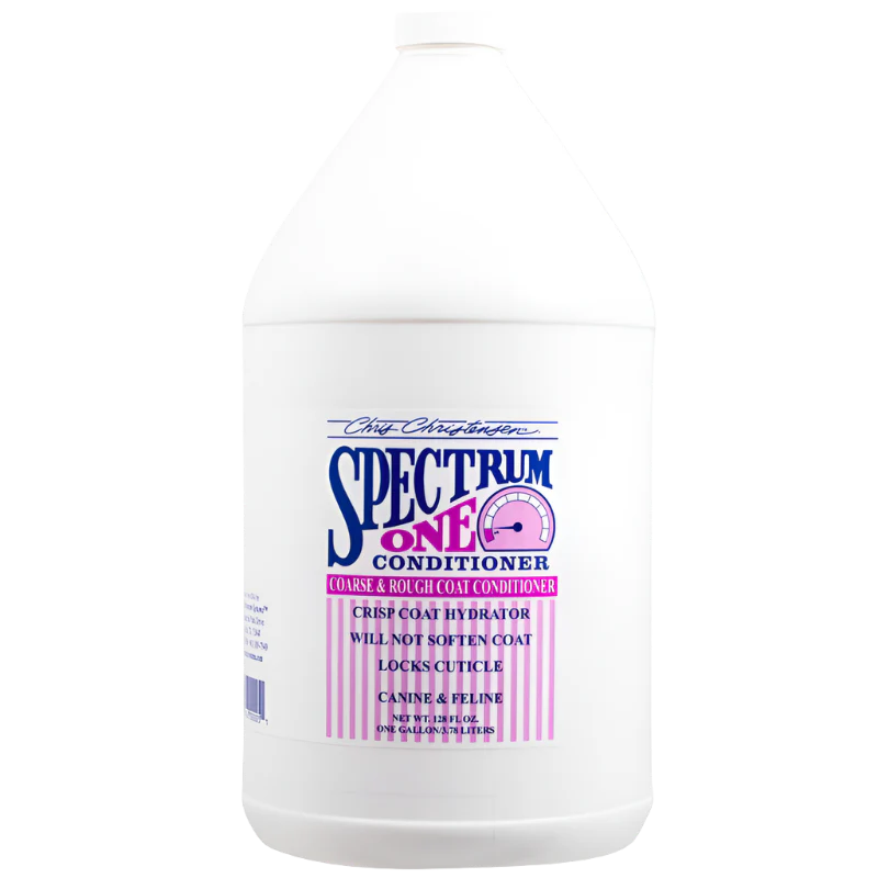 Chris Christensen Spectrum One Conditioner for Coarse & Rough Coats - Върховна текстура за твърда и груба козина концентрат 8:1