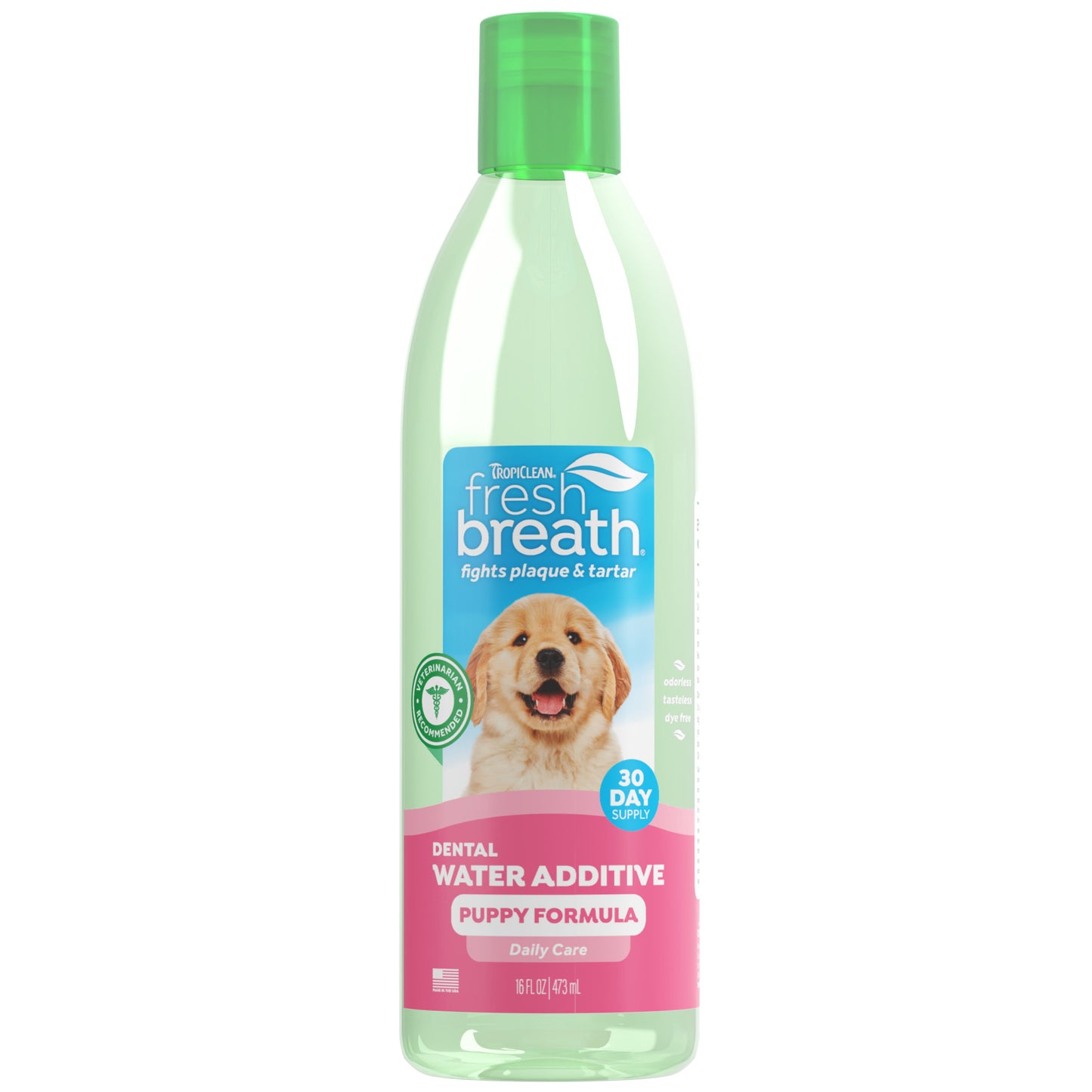 TropiClean Fresh Breath Дентална Добавка за Вода за Кученца