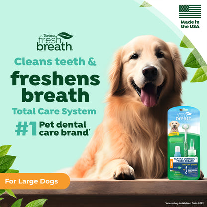 TropiClean Fresh Breath Комплект против Плака и Зъбен Камък (L)