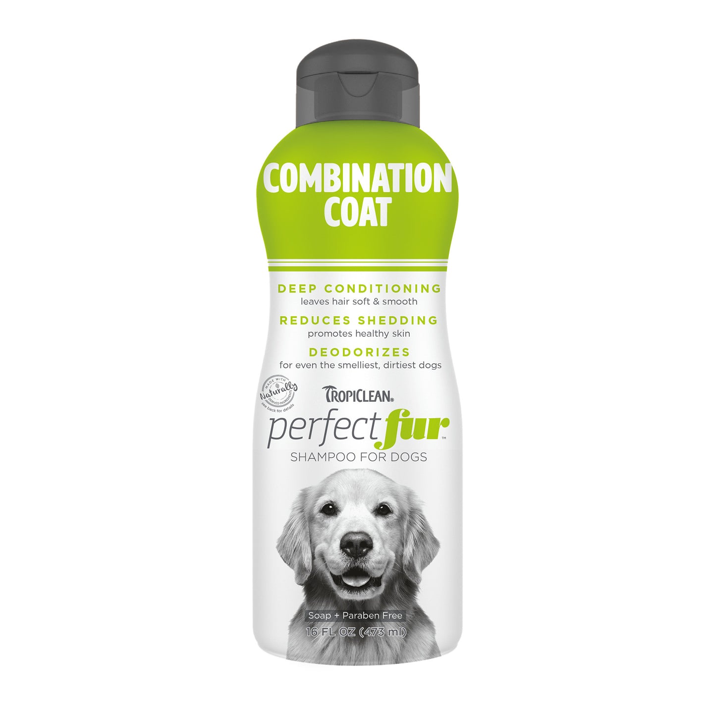 TropiClean PerfectFur Шампоан за Голдън Ретривър, Коли и др.