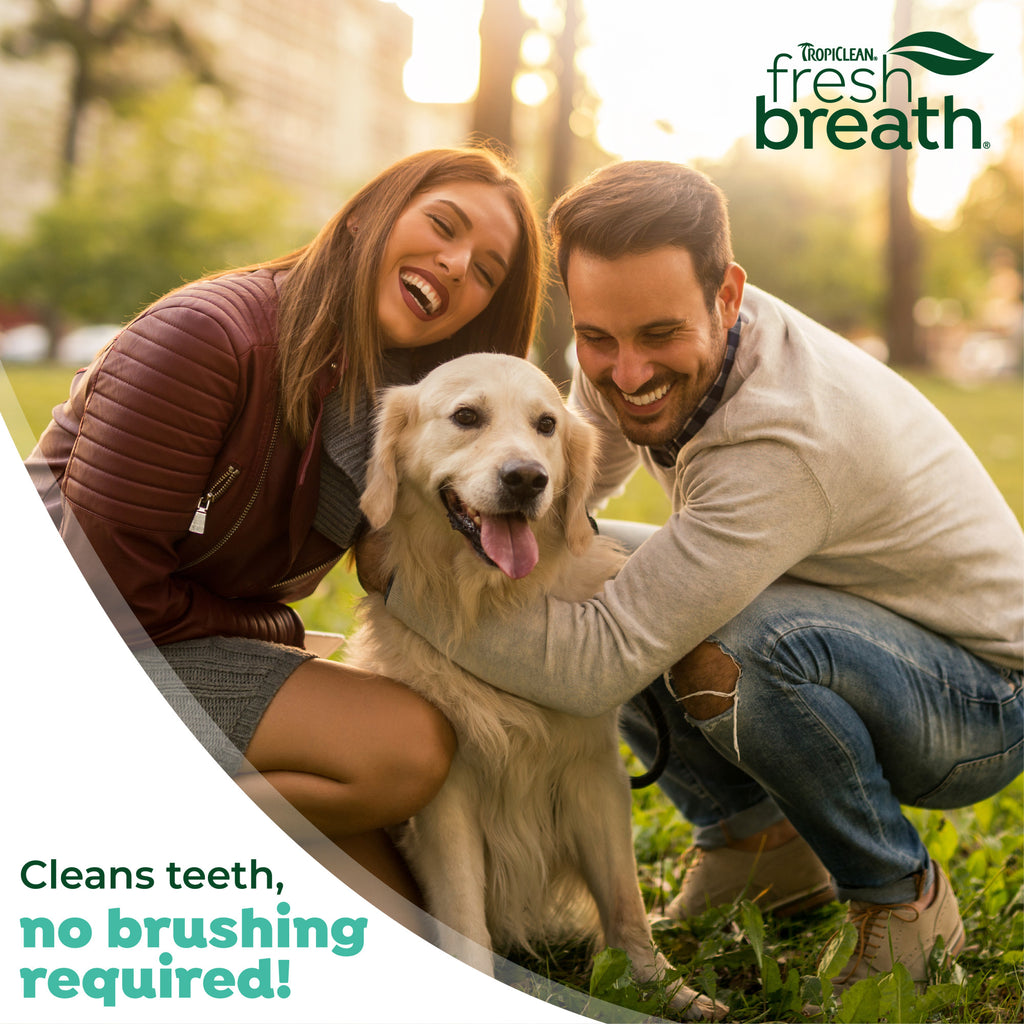 TropiClean Fresh Breath Peanut Butter Anti-Plaque & Tartar Gel 59 ml
