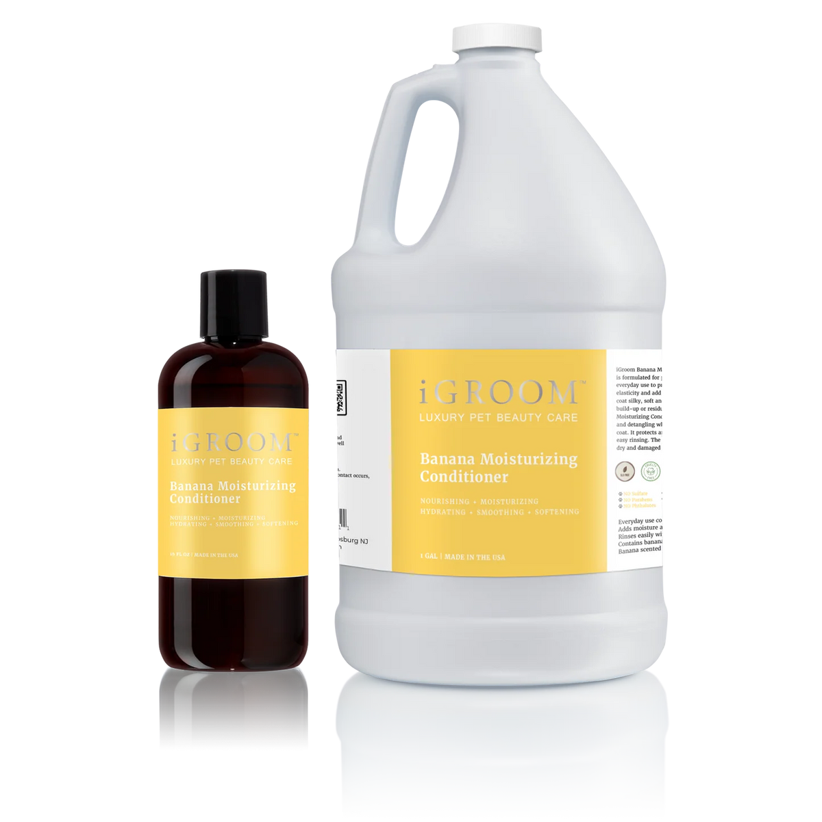iGroom Banana Conditioner – хидратиращ балсам с банан за кучета и котки
