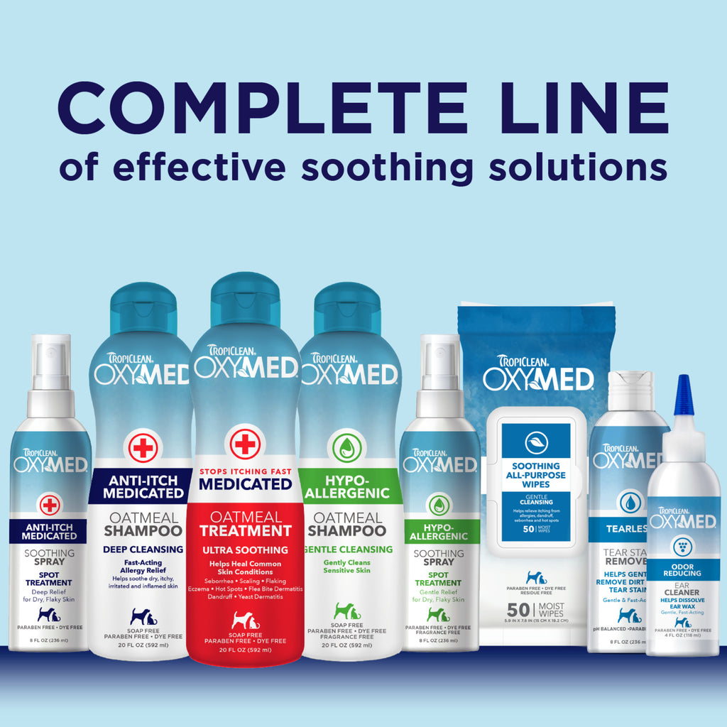 TropiClean Oxymed Oatmeal Treatment Medicated Conditioner