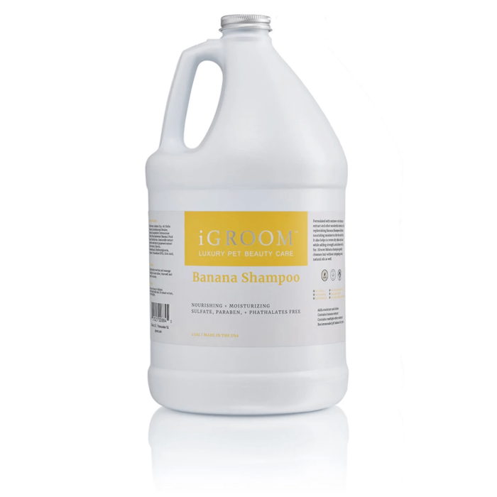iGroom Banana Shampoo шампоан за хидратация и копринена мекота