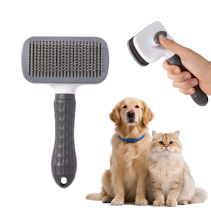 Uniq Pets Grooming BeautyCare Square Comb синя груминг четка за кучета и котки