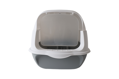Uniq Pets KittyCabin Comfort затворена котешка тоалетна с лопатка, 50 x 35 x 33 см