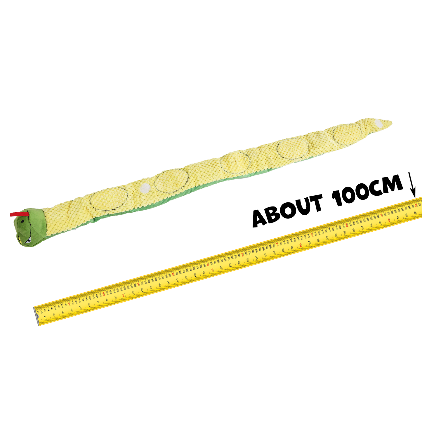 UniQ Pets Long Stretchable Snake - плюшена змия за кучета 100 cm