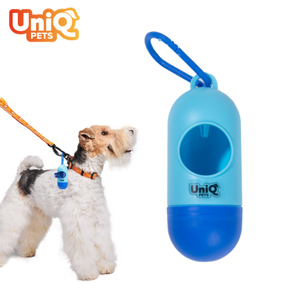 UniQ Pets EasyClean син диспенсър за торбички за кучета