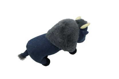 UniQ Pets Squeakies Blue Bison - плюшена играчка за куче 21 cm
