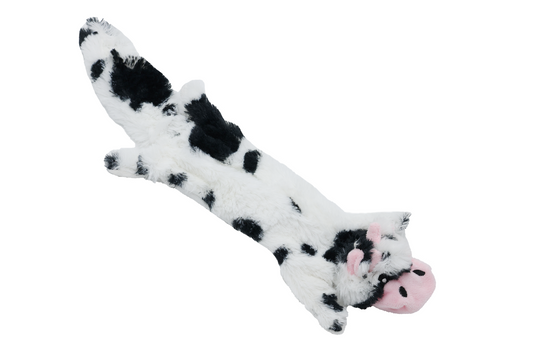UniQ Pets Rustly Cow - шумоляща плюшена играчка за куче 42 x 13 cm