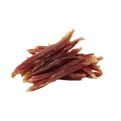 Uniq Pets Dog Snacks Meaty Soft Duck Strips меки патешки ленти за кучета, 500 г