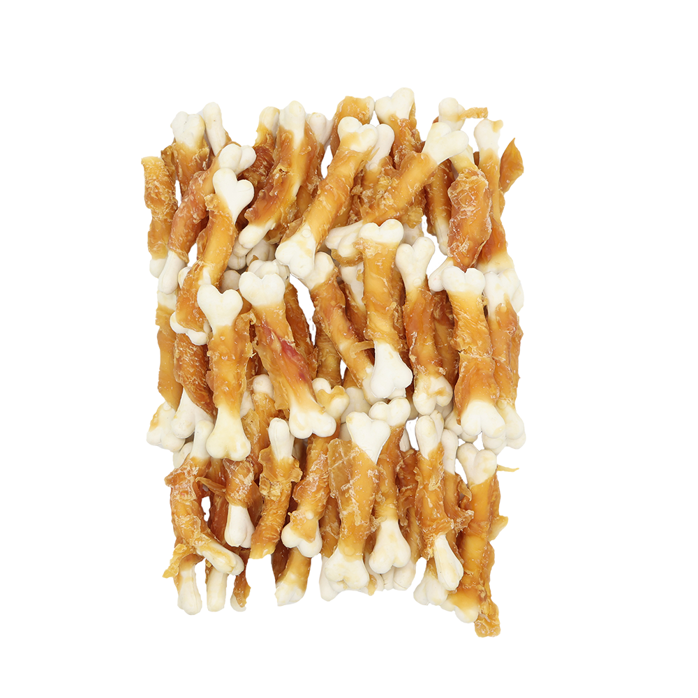 UniQ chicken wraps calcium bones, кокалчета, обвити с пилешко месо, 500gr