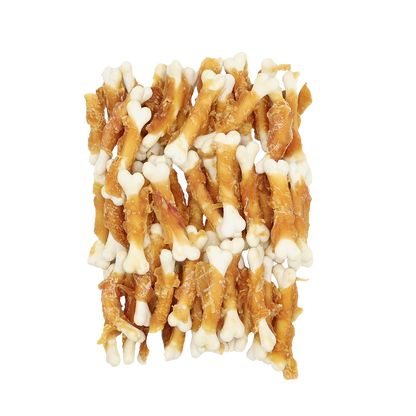 UniQ chicken wraps calcium bones, кокалчета, обвити с пилешко месо, 500gr