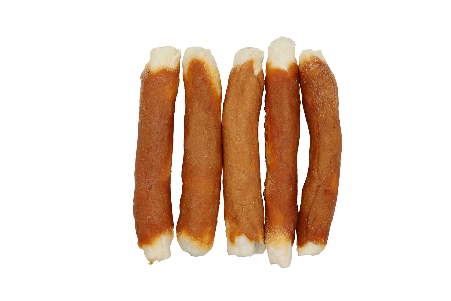 UniQ Pets Dog Snacks chicken meat on thick rawhide sticks 20cm - Дебела rawhide сърцевина с пилешко покритие 500gr