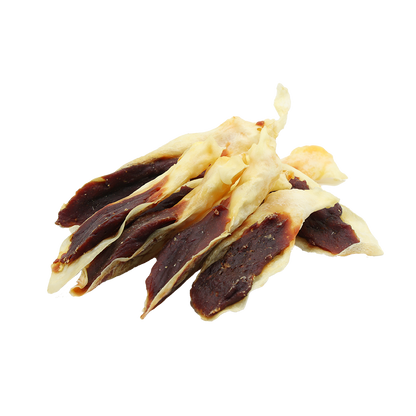 Uniq Pets Dog Snacks Meaty Duck Rabbit Ears лакомство за кучета с патешко и заешки уши, 500 g