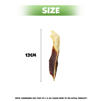 Uniq Pets Dog Snacks Meaty Duck Rabbit Ears лакомство за кучета с патешко и заешки уши, 500 g