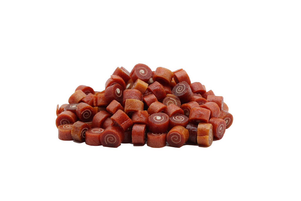 Uniq Pets Sniffy Mini Lamb & Pollock Rolls for Dogs, 500 g