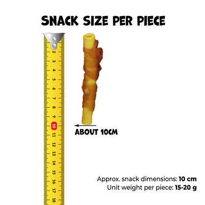 Uniq Pets Dog Snacks Duo Rabbit Wraps Sweet Potato Tubes – лакомства за кучета със заешко и сладък картоф, 500 г