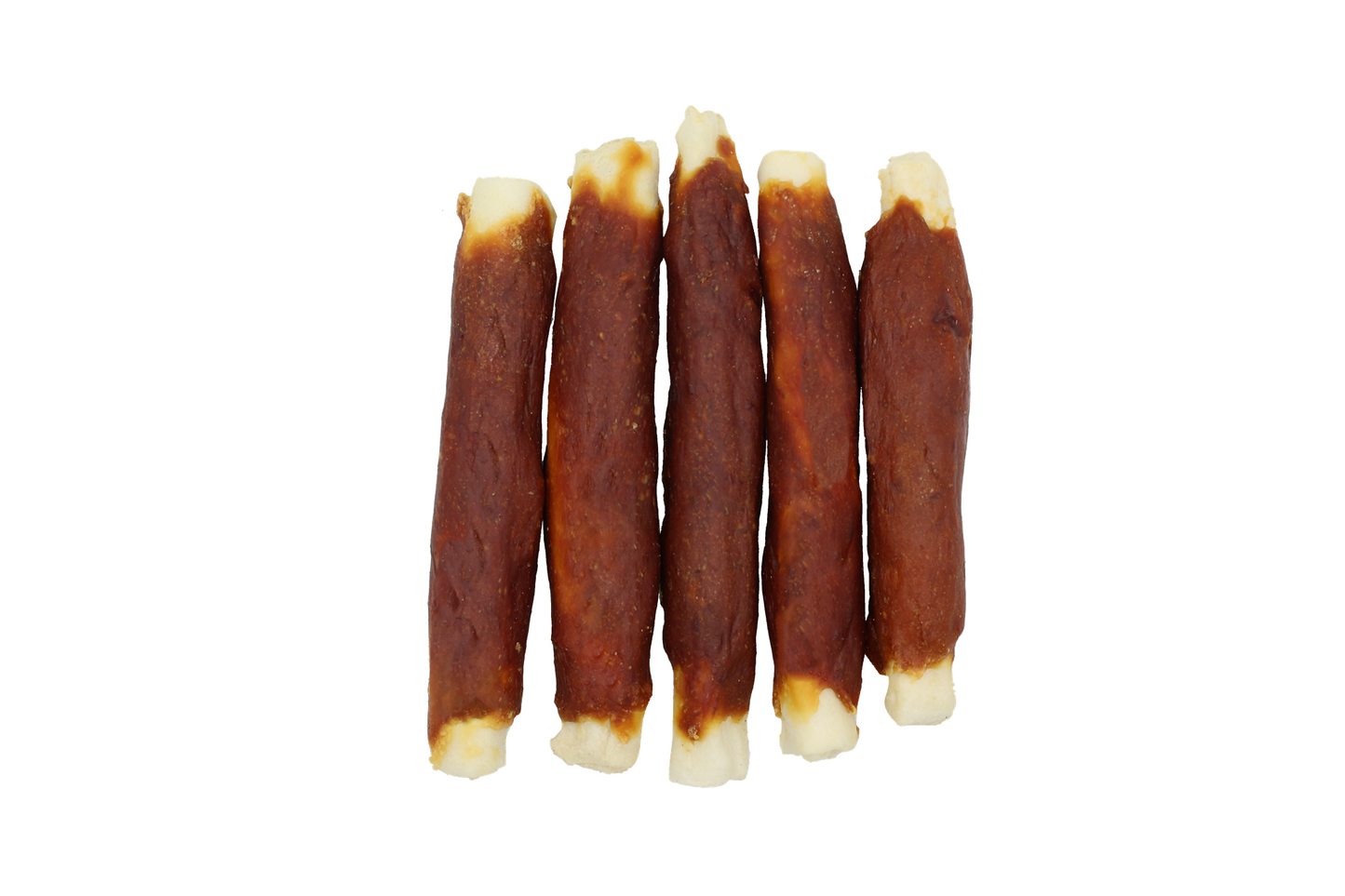 Uniq Pets Dog Snacks Rawhide Duck Meat on Thick Rawhide Sticks дебели дъвчащи стикове с патешко, 20 см, 500 г