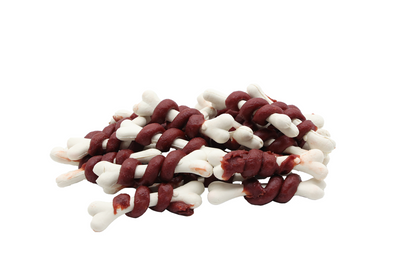 Uniq Pets Chewy Beef Wraps Calcium Bones дъвчащи лакомства за кучета с говеждо, 500 г