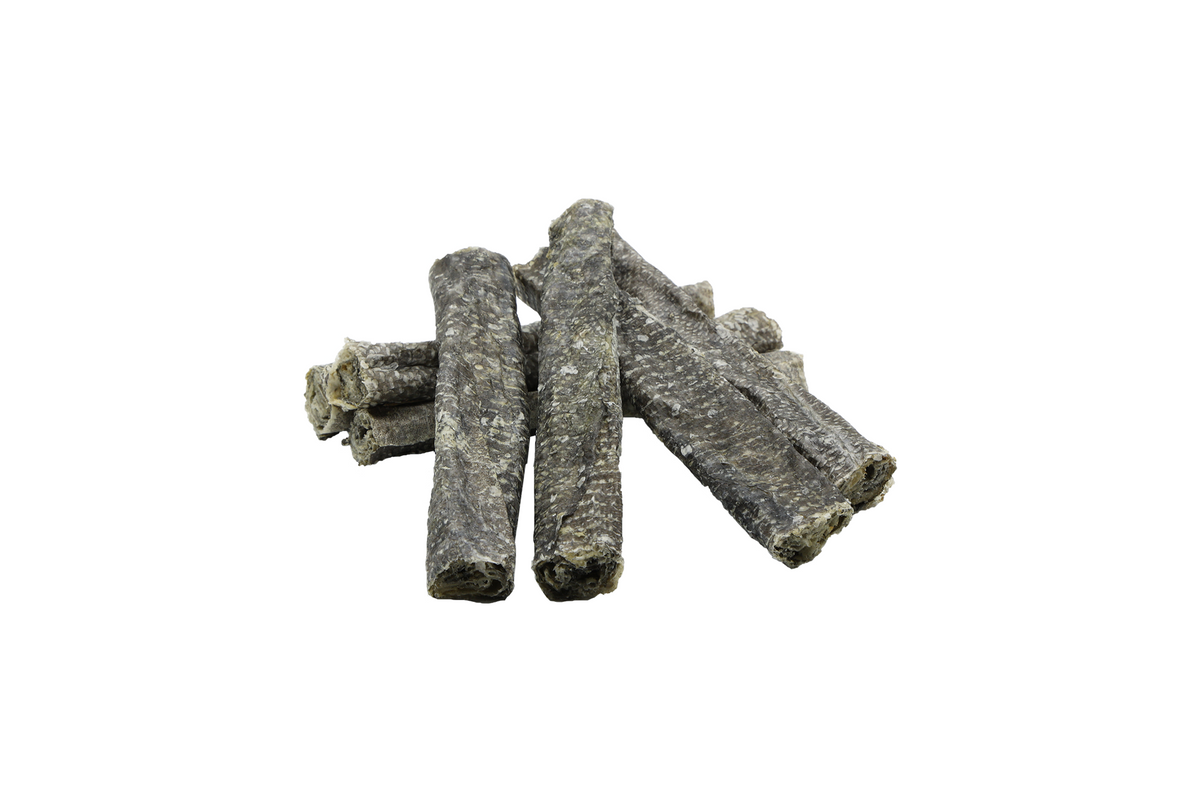 Uniq Pets Dog Snacks Sea & Harvest Fish Skin Sticks – лакомства за кучета от 100% рибена кожа, 500 г