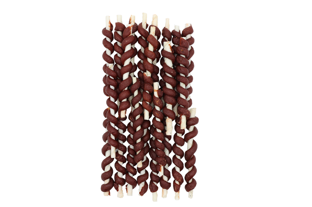 Uniq Pets Rawhide Beef Wraps Dog Chew Treats, 500 g