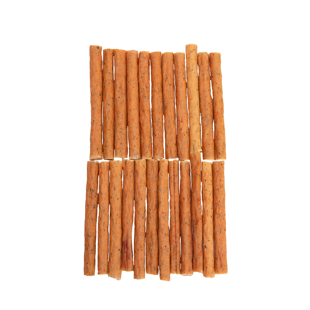 Uniq Pets Duo Chicken, Carrot & Parsley Sticks – лакомства за кучета с пилешко, морков и магданоз, 500 г