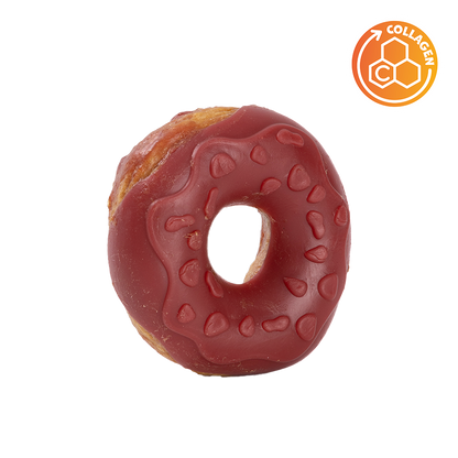 Uniq Pets Collagen Donut Duck & Strawberry – колагенови лакомства за кучета с патешко и ягода, 1 бр