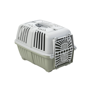MPS Pratiko 2 Plastic – пластмасова транспортна чанта за кучета и котки до 15 кг, 55 × 36 × 36 см