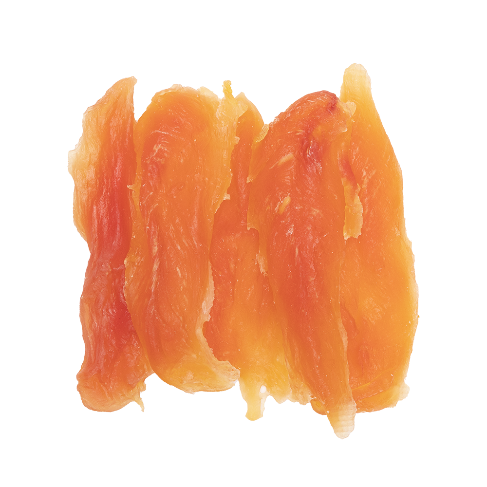 Uniq Pets Meaty Crystal Chicken Jerky – меки лакомства за кучета с 94% пилешко, 500 г