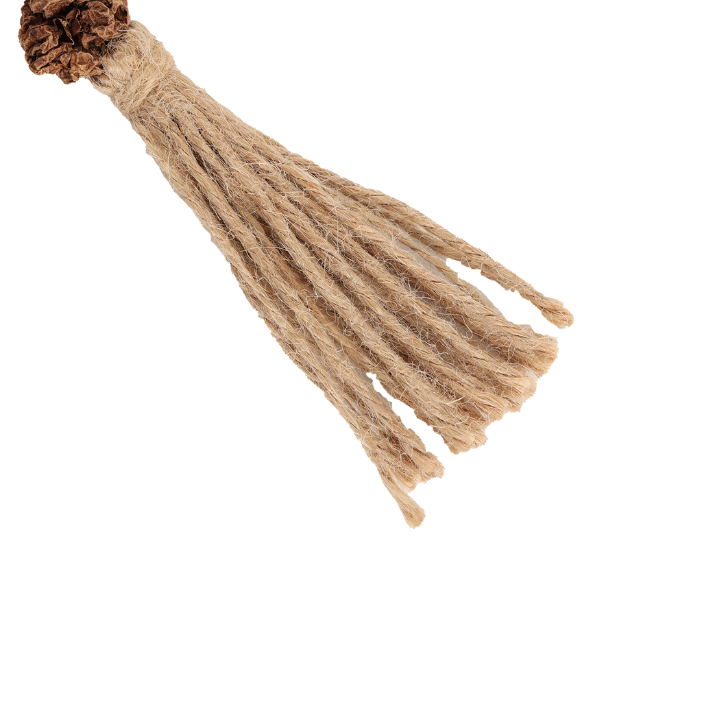 Uniq Pets Matatoys Matatabi Sticks with Broom, Silver Vine Cat Toy, 18 cm