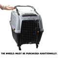MPS Skudo 6 IATA Plastic Dog Travel Crate up to 40 kg, 92 × 63 × 70 cm