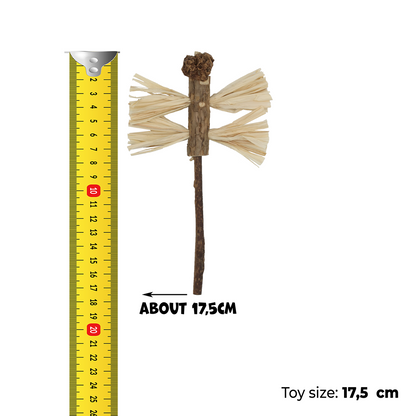 Uniq Pets Matatoys Matatabi Sticks – играчка за котка с мататаби и пискюли, 17,5 см
