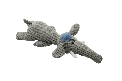 Uniq Pets Squeakies Elephant Tug Toy – плюшена играчка за дърпане за куче с пищялка, 40 см