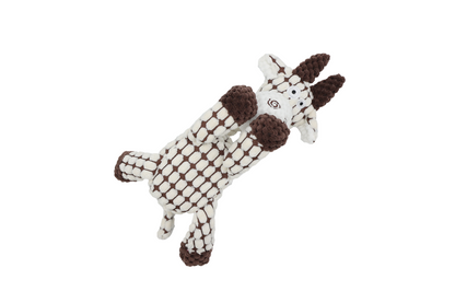 Uniq Pets Squeakies Sitting Calf – плюшена играчка теленце за куче с пищялка, 24 см