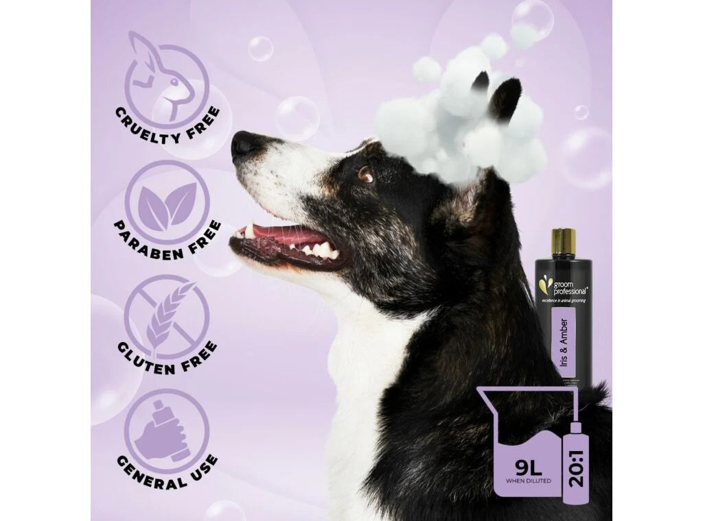 Groom Professional Exclusive Iris & Amber Shampoo 450ml шампоан концентрат 20:1