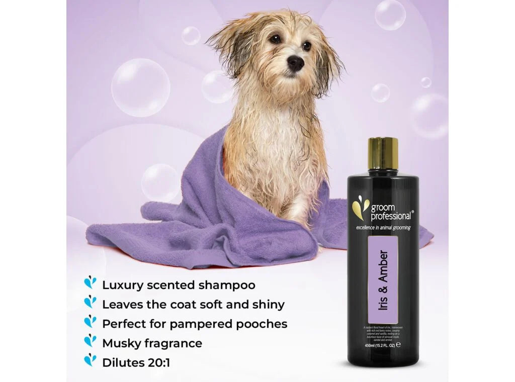 Groom Professional Exclusive Iris & Amber Shampoo 450ml шампоан концентрат 20:1