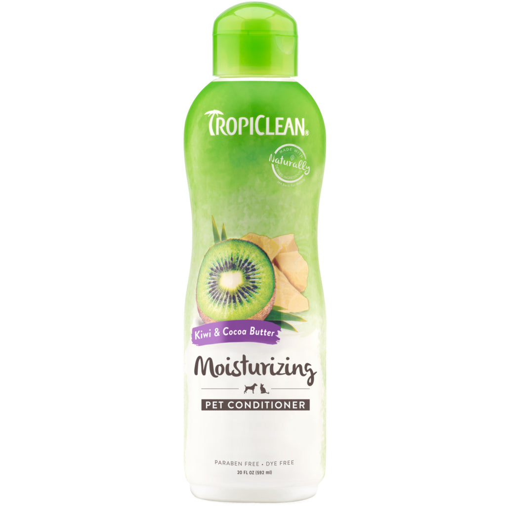TropiClean Kiwi & Cocoa Butter Moisturising Pet Conditioner 355ml