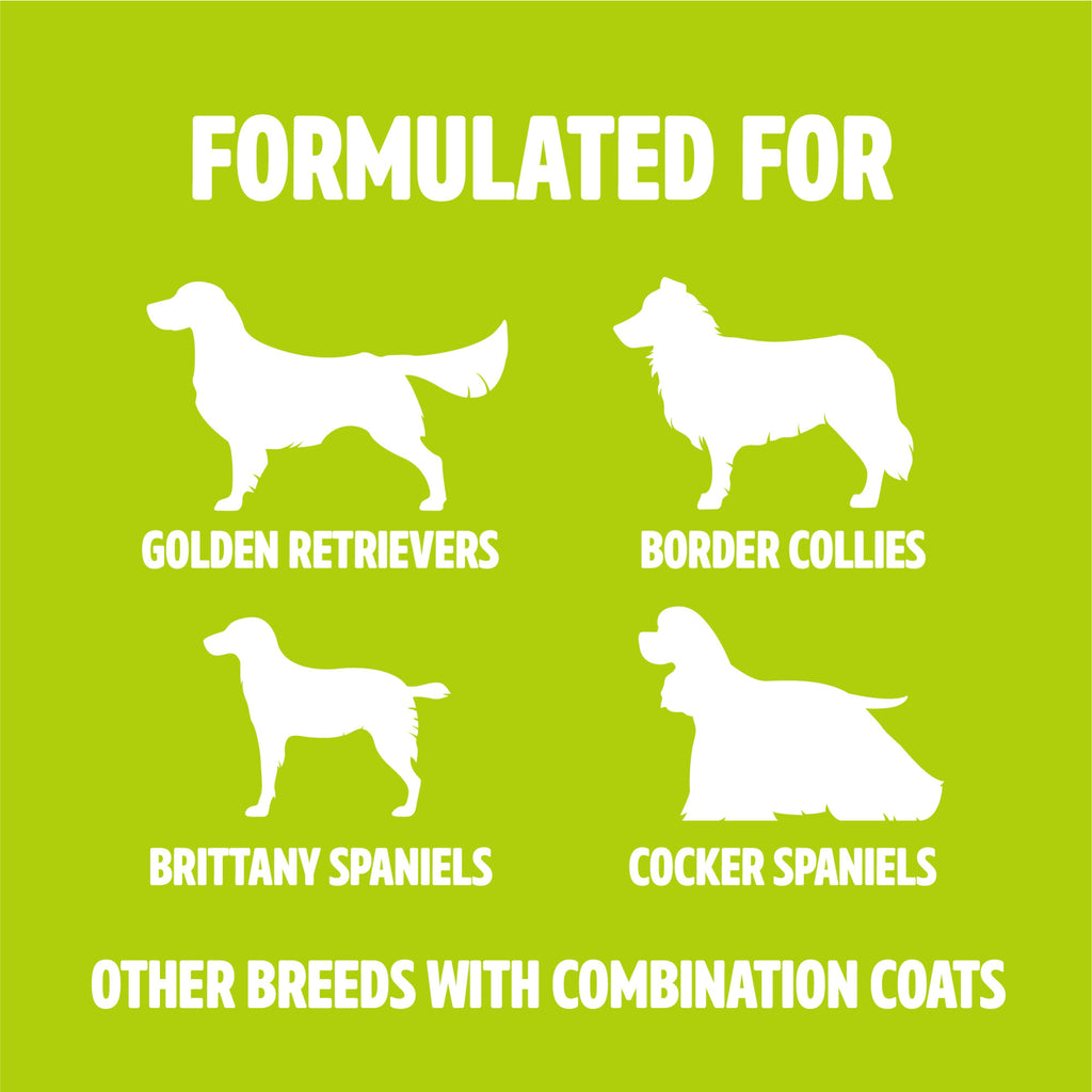 TropiClean PerfectFur Shampoo for Golden Retrievers, Collies and More