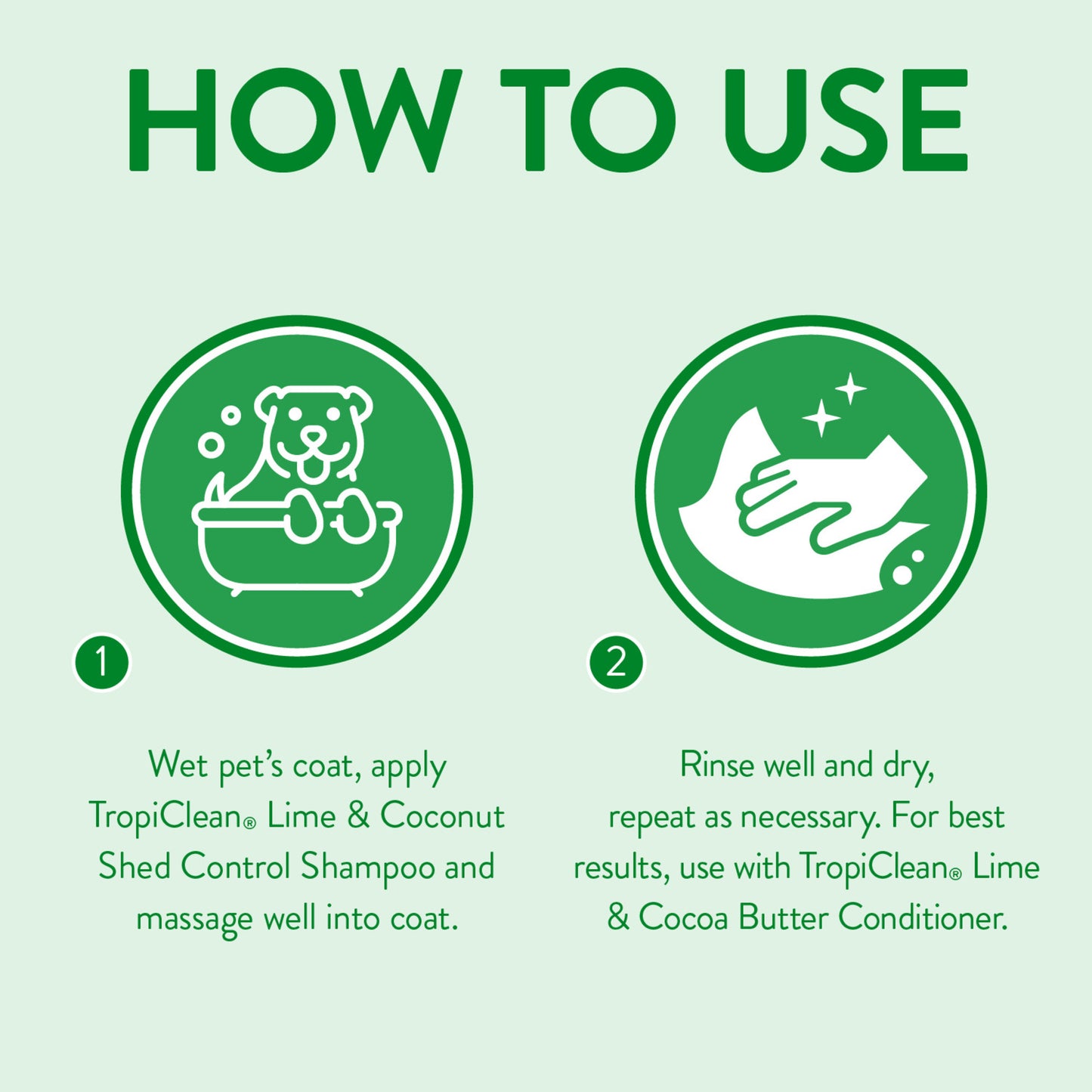 TropiClean Lime & Coconut Shed Control Шампоан 355ml