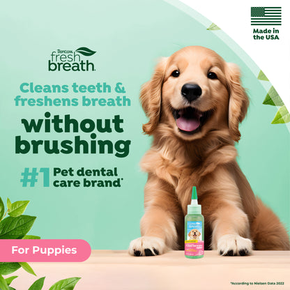 TropiClean Fresh Breath Дентален Гел за Малки Кученца, 59мл